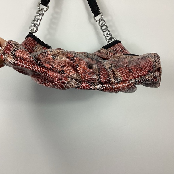 Vera Wang Simply Vera Alicia Rose Python Handbag - Picture 6 of 9